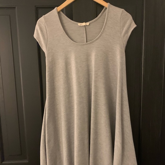 light grey skater dress